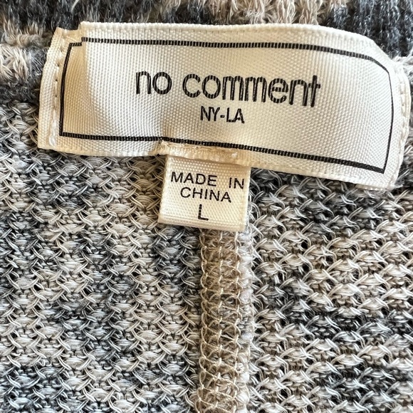 No Comment Large Ribbed Thermal Leopard Print Long Sleeve Button Tie Front Shirt - Picture 6 of 8